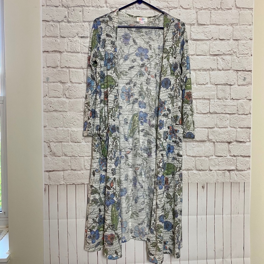 Long duster cardigan